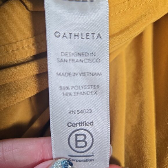 Athleta Marlow Romper - L Tuscan Gold - Picture 6 of 6